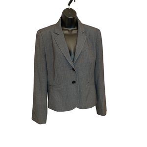 Calvin Klein Gray 2 Button Blazer Sz 14
